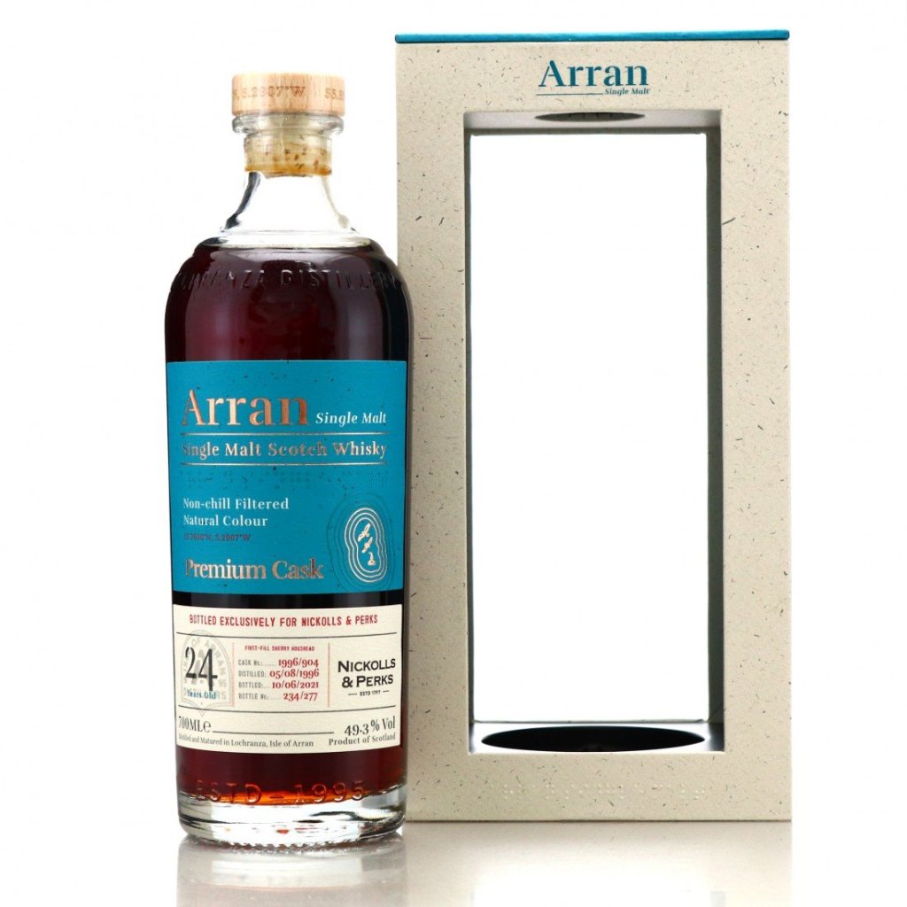 Arran 24 Year (1996) Cask 1996/904 for Nickolls &&nbsp;Perks