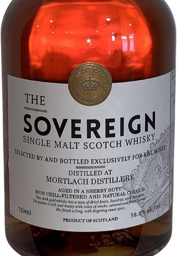 Mortlach 12 Year (2008), Hunter Laing The Sovereign for&nbsp;K&L