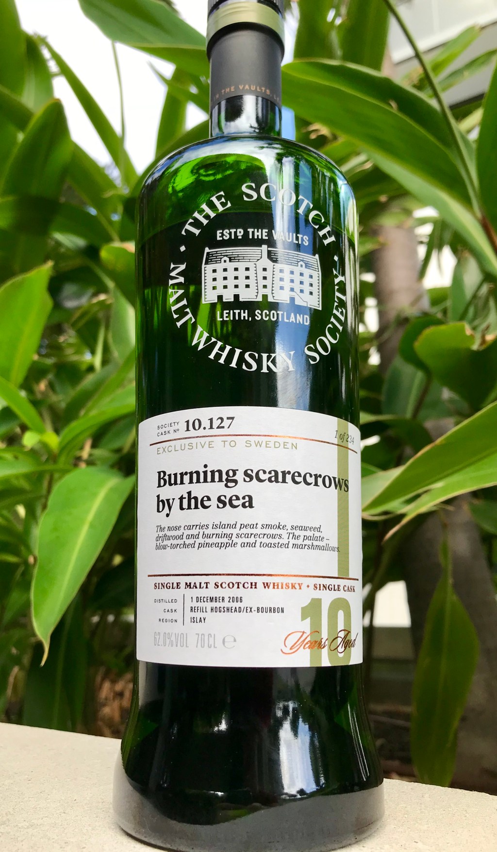 Bunnahabhain 10 Year SMWS 10.127 “Burning scarecrows by the&nbsp;sea”