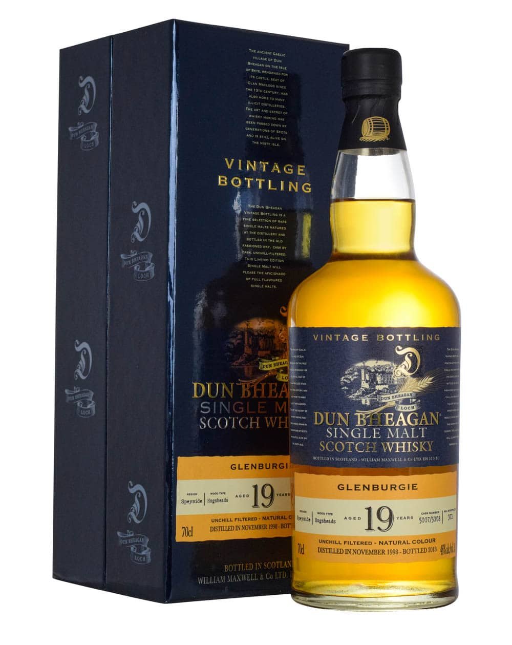 Glenburgie 19 Year (1998), Ian Macleod’s Dun Bheagan Cask&nbsp;5007/5008