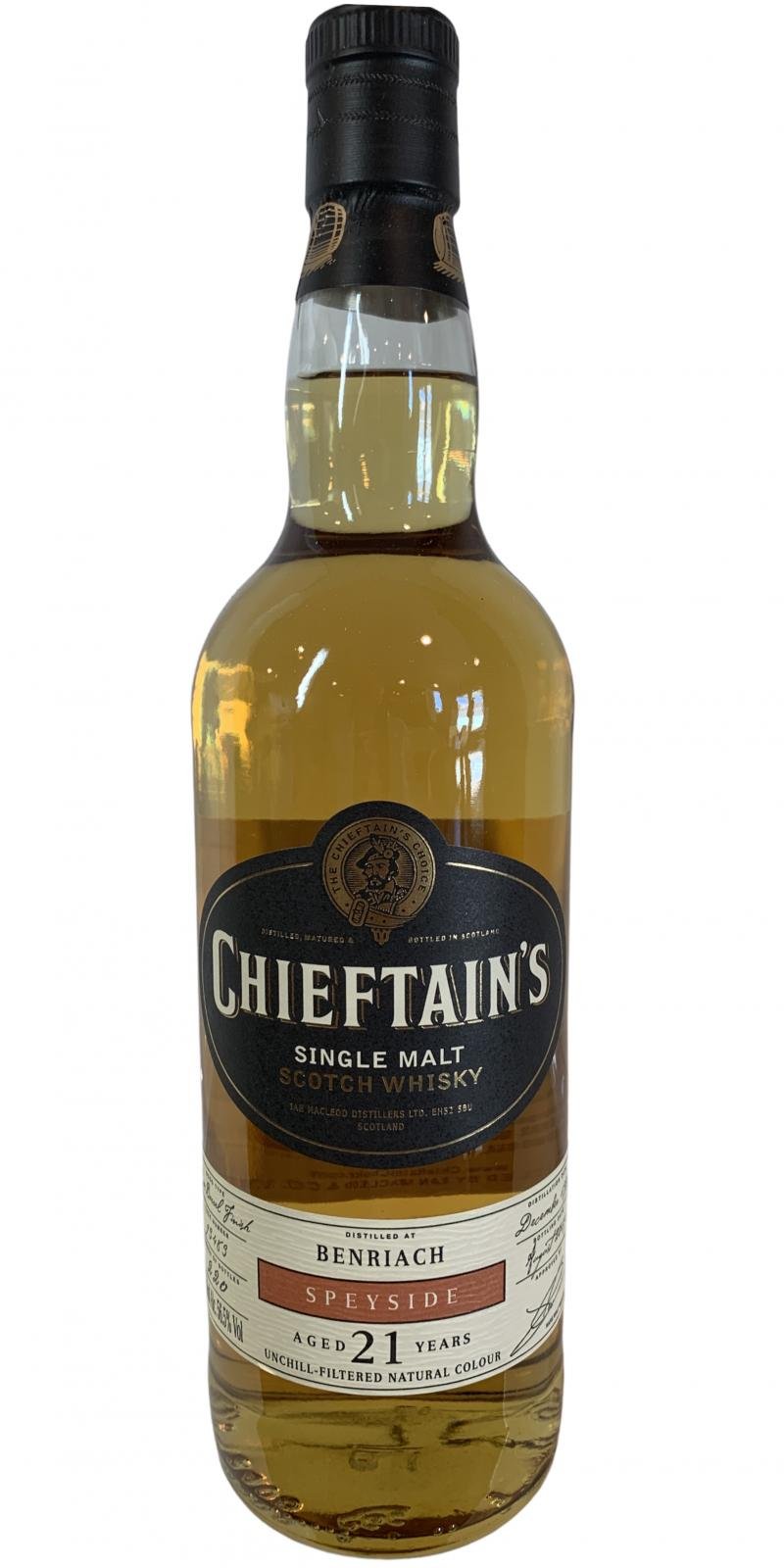 BenRiach 21 Year (1997), Chieftain’s for&nbsp;K&L