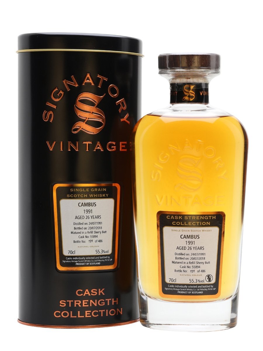 Cambus 26 Year 1991, Signatory Vintage Cask Strength&nbsp;Collection