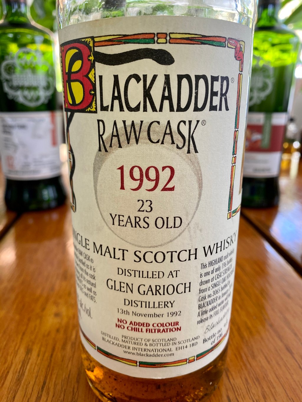 Glen Garioch 23 Year (1992),&nbsp;Blackadder