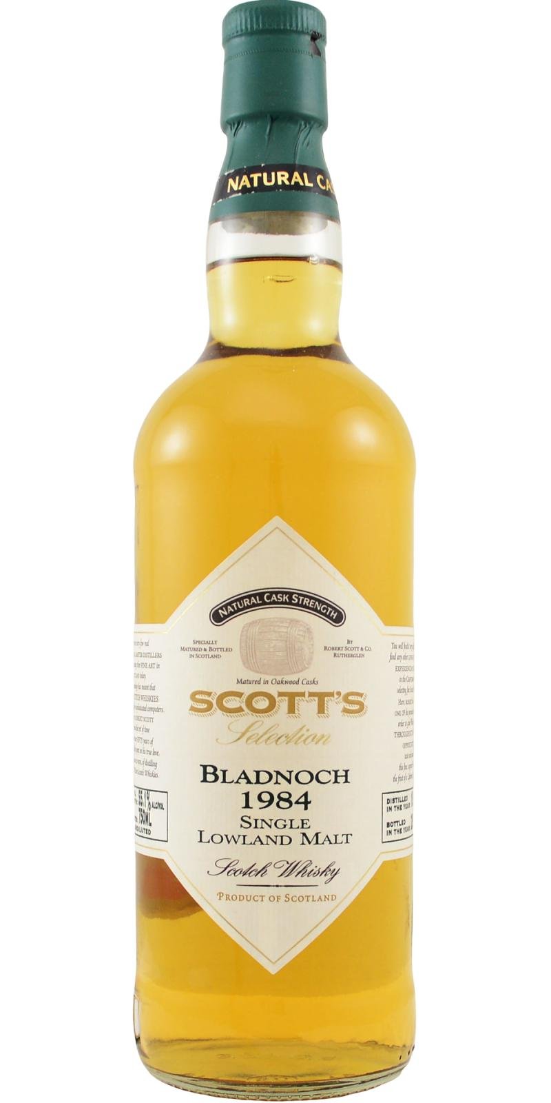 Bladnoch 20 Year (1984), Scott’s&nbsp;Selection