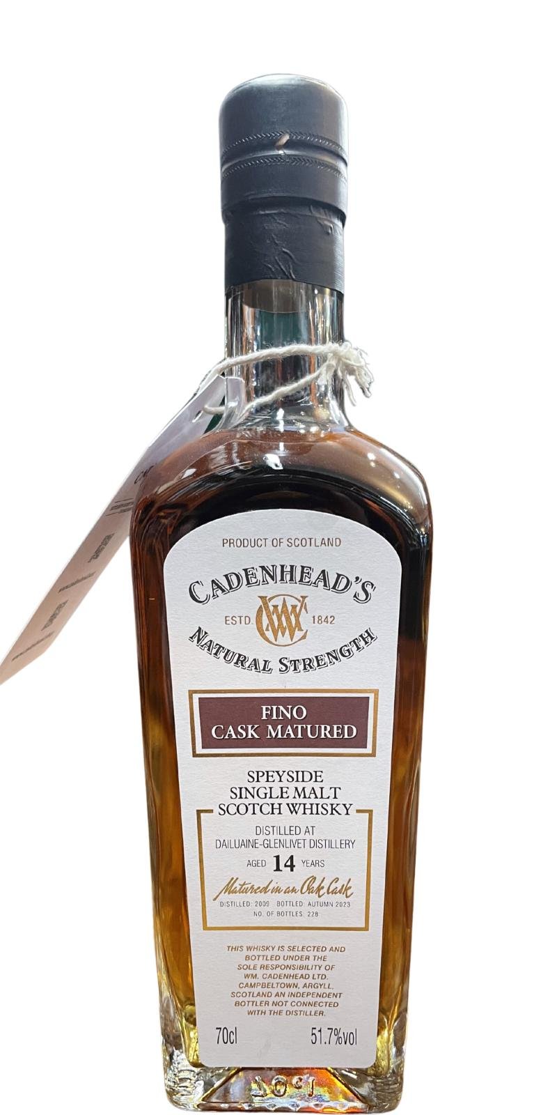 Dailuaine 14 Year (2009), Cadenhead’s