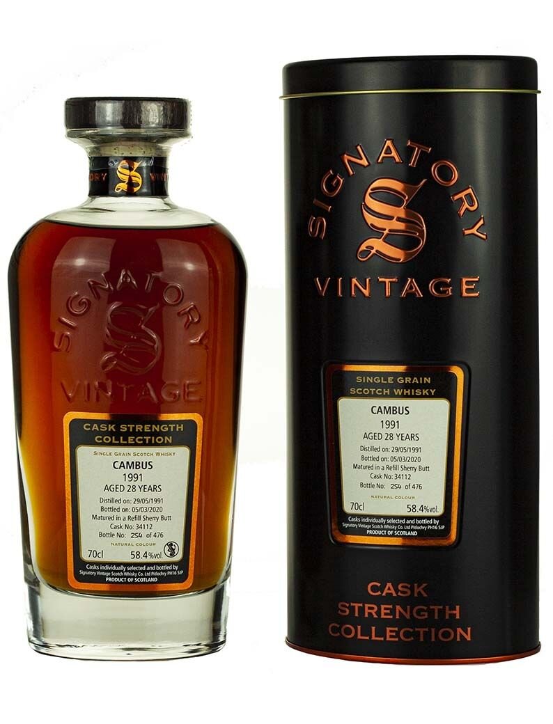 Cambus 28 Year 1991; Signatory Cask Strength&nbsp;Collection