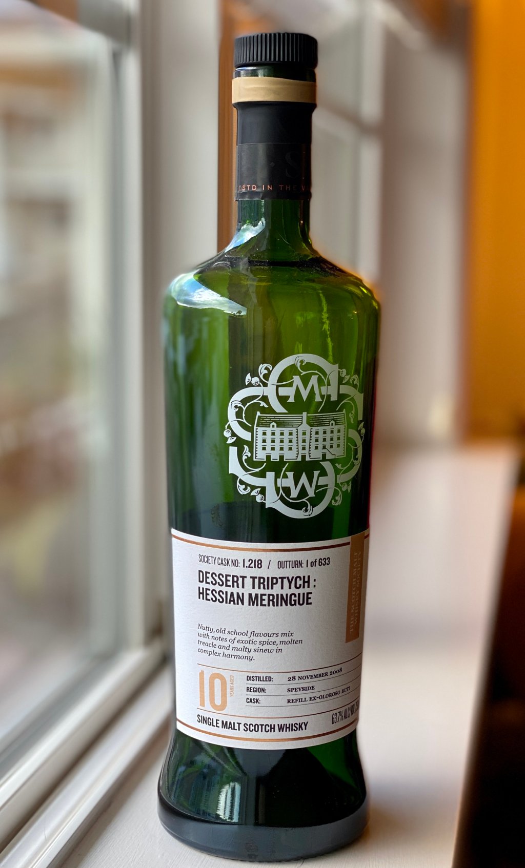 Glenfarclas 10 Year (2008) SMWS 1.218 “Dessert triptych hessian&nbsp;meringue”