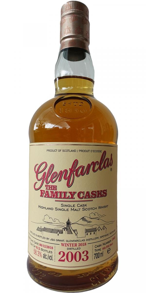 Glenfarclas 15 Year (2003) Cask 1963 “The Family&nbsp;Casks”