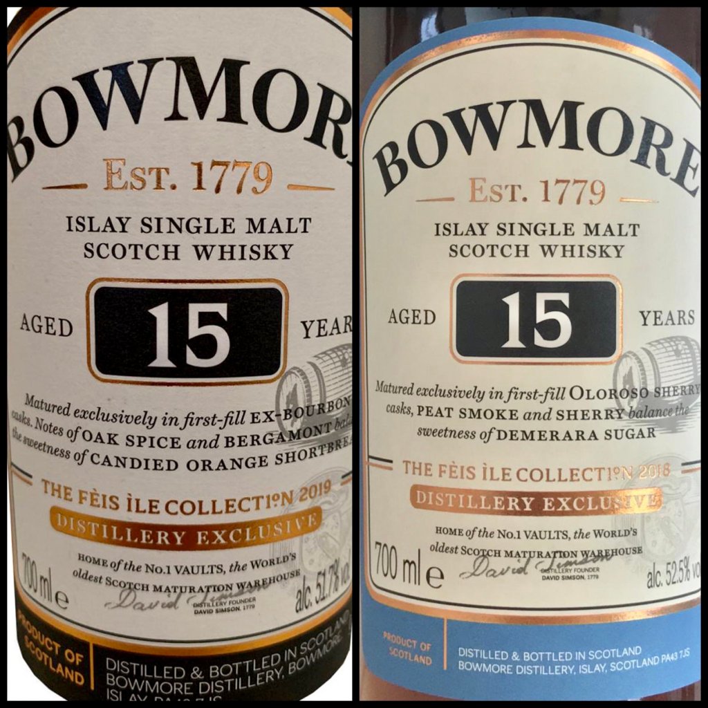 Bowmore 15 Year Old Fèis Ìle 2018 &&nbsp;2019