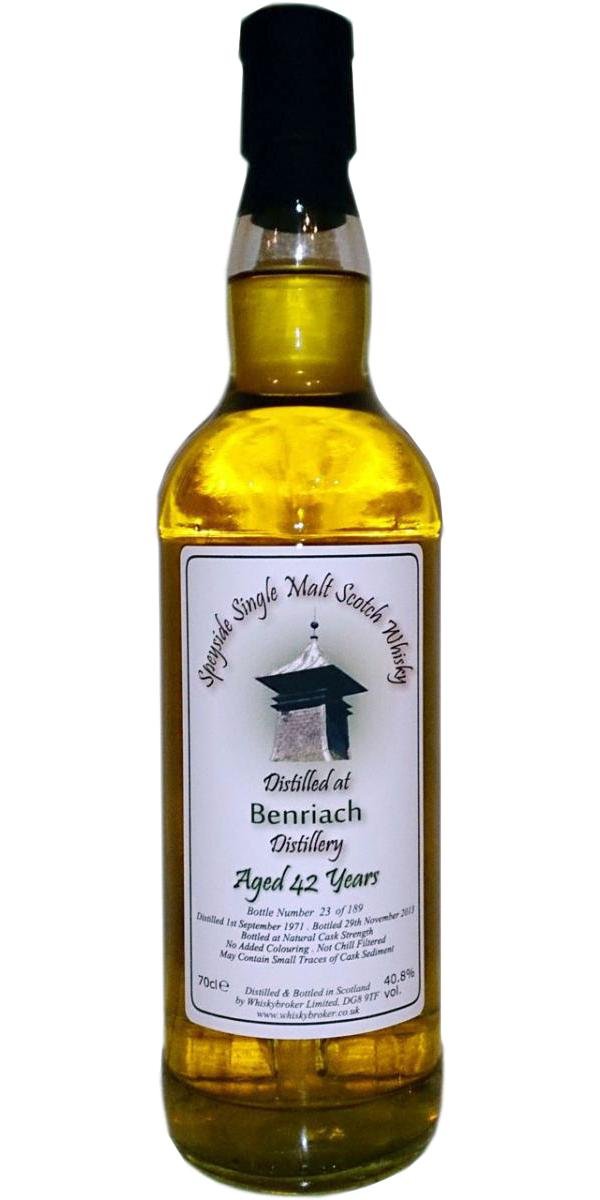 BenRiach 42 Year (1971),&nbsp;Whiskybroker