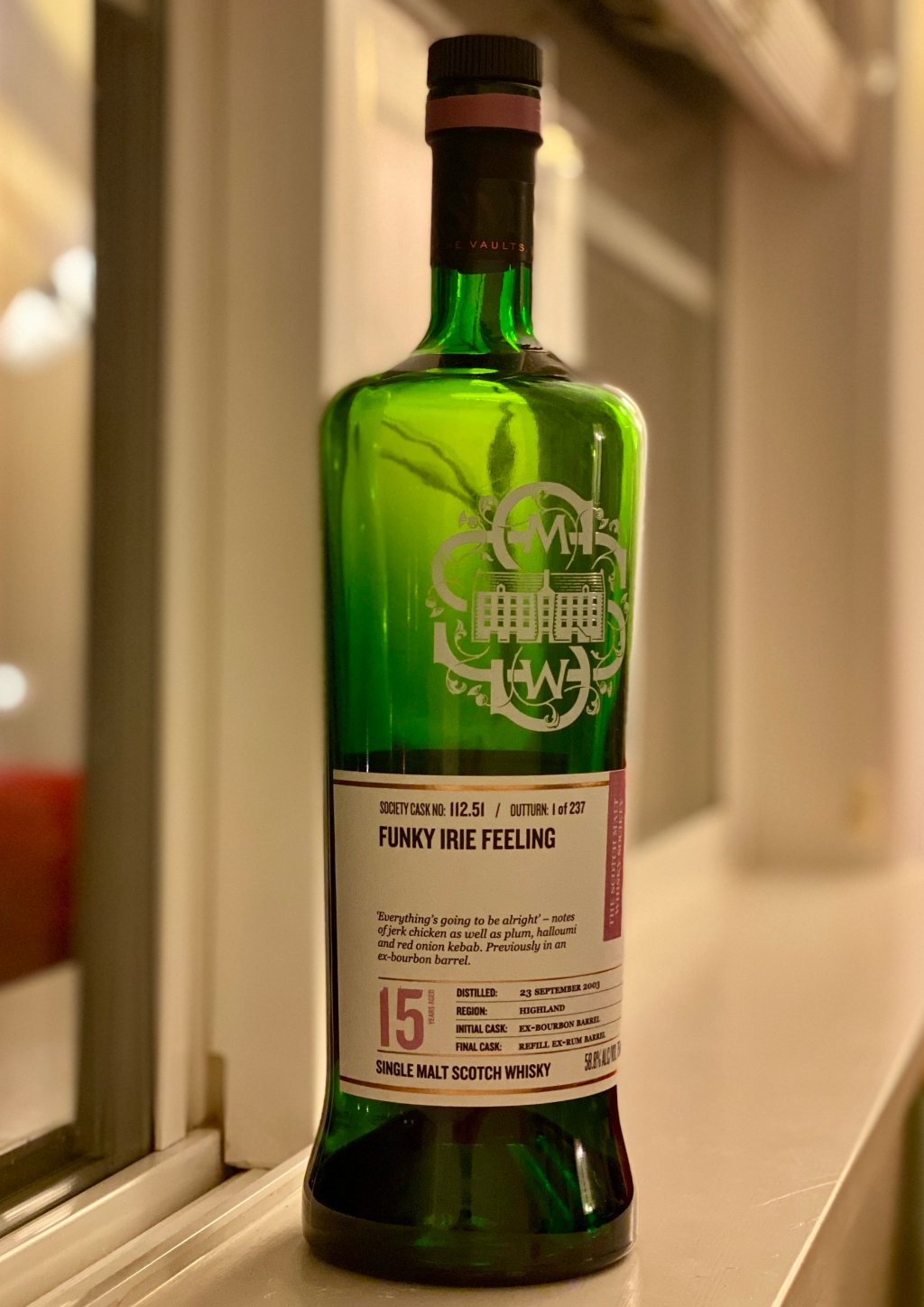 Loch Lomond Inchmurrin 15 Year (2003), SMWS 112.51 “Funky irie&nbsp;feeling”