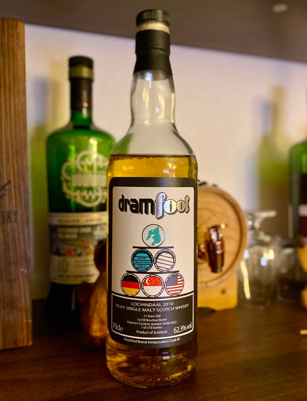 Lochindaal 11 Year (2010), Dramfool “Brand Ambassadors’ Cask&nbsp;#1”
