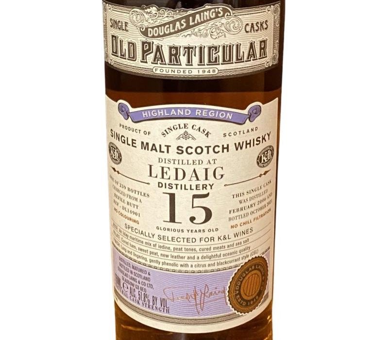 Ledaig 15 Year (2006), Douglas Laing Cask DL14901 for&nbsp;K&L
