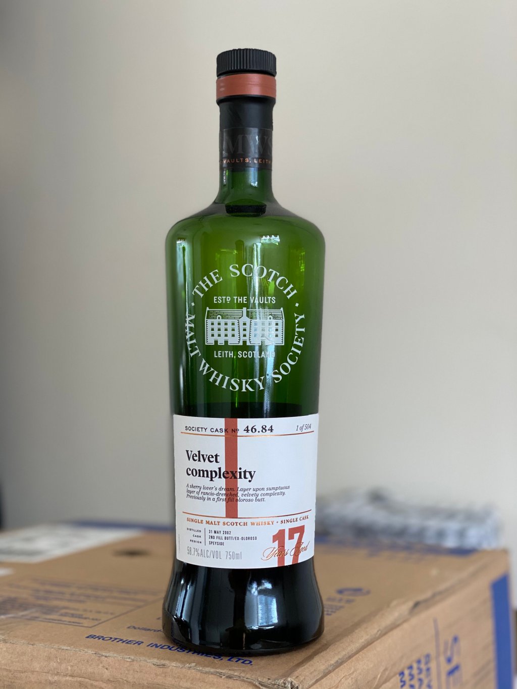 Glenlossie 17 Year SMWS 46.84 “Velvet Complexity” / “Sipping from a velvet&nbsp;Tardis”
