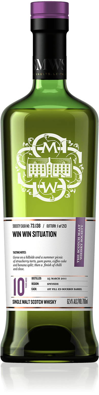 Aultmore 10 Year (2011), SMWS 73.138 “Whin Whin Situation”