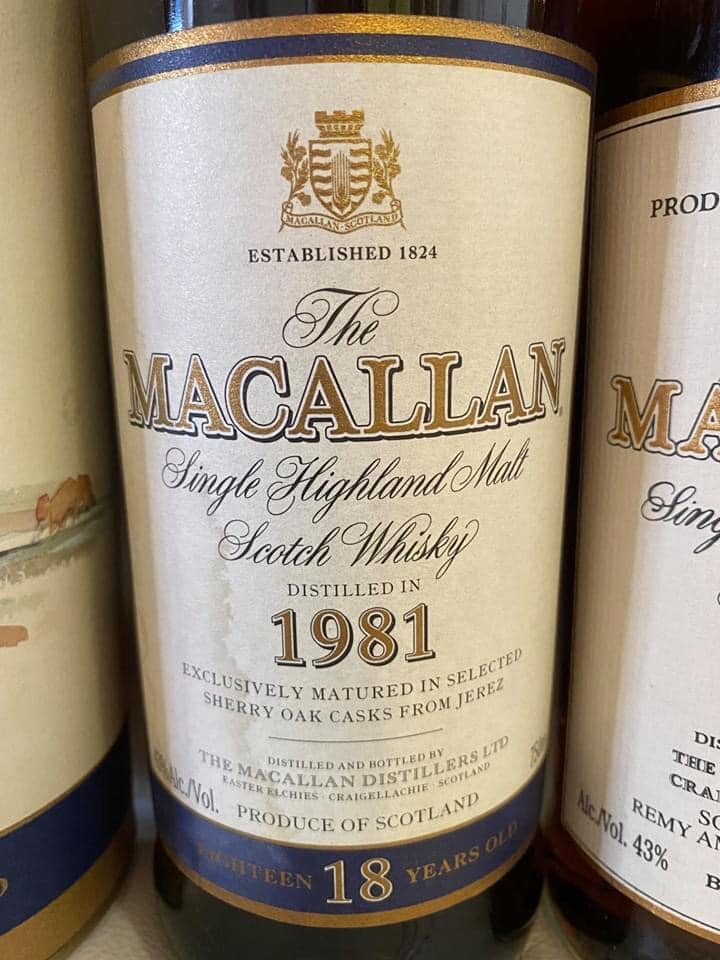 Macallan 18 Year&nbsp;1981