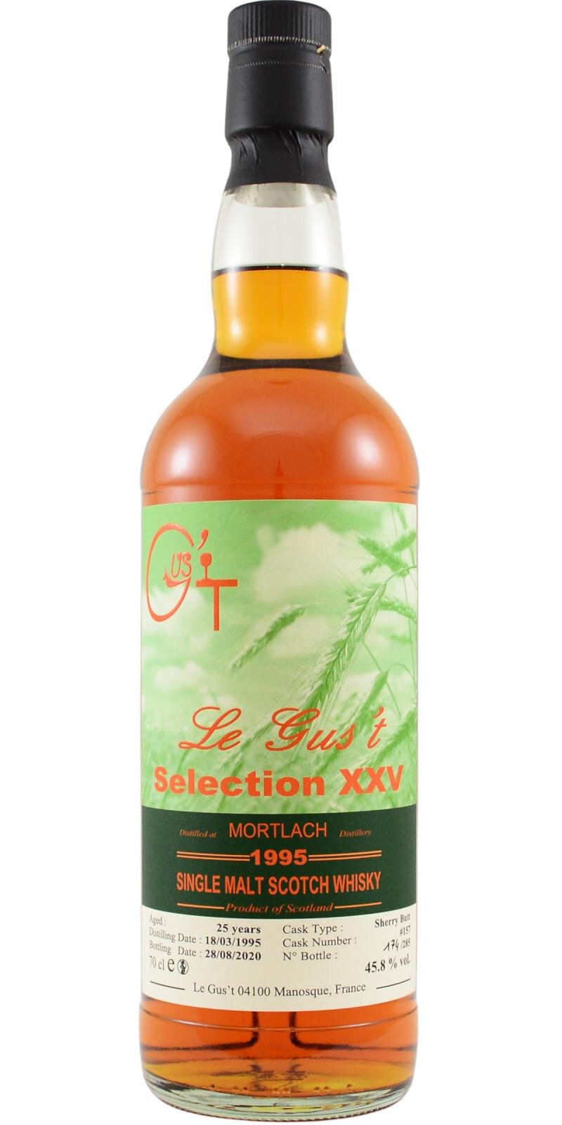 Mortlach 25 Year, Le Gus’t ‘Selection&nbsp;XXV’