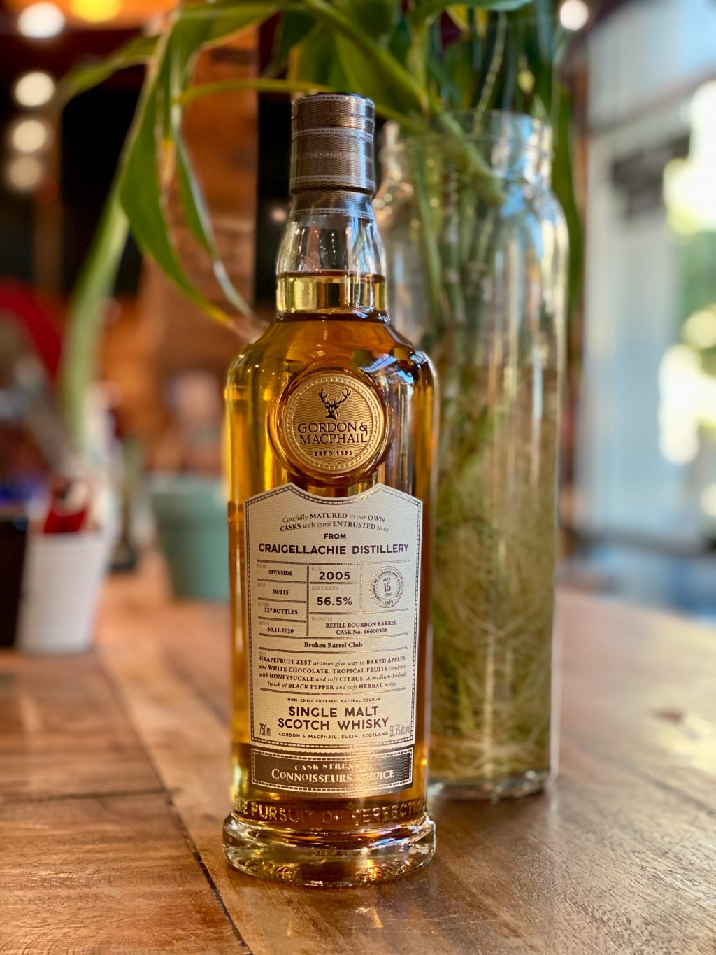 Craigellachie 15 Year (2005), Gordon & MacPhail for Broken Barrel&nbsp;Club