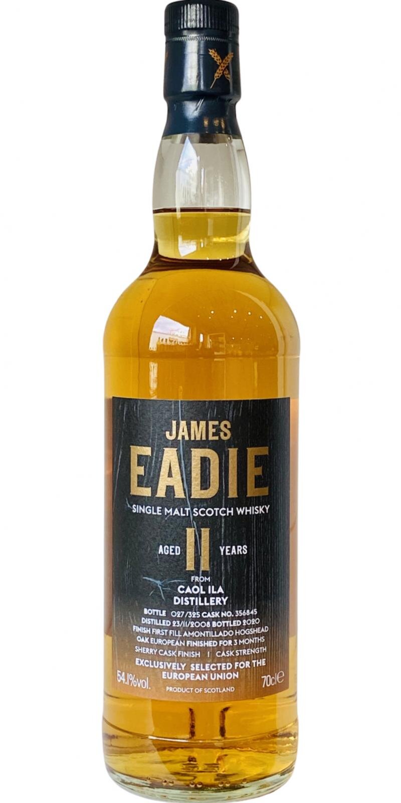 Caol Ila 11 Year, James Eadie Cask&nbsp;356845