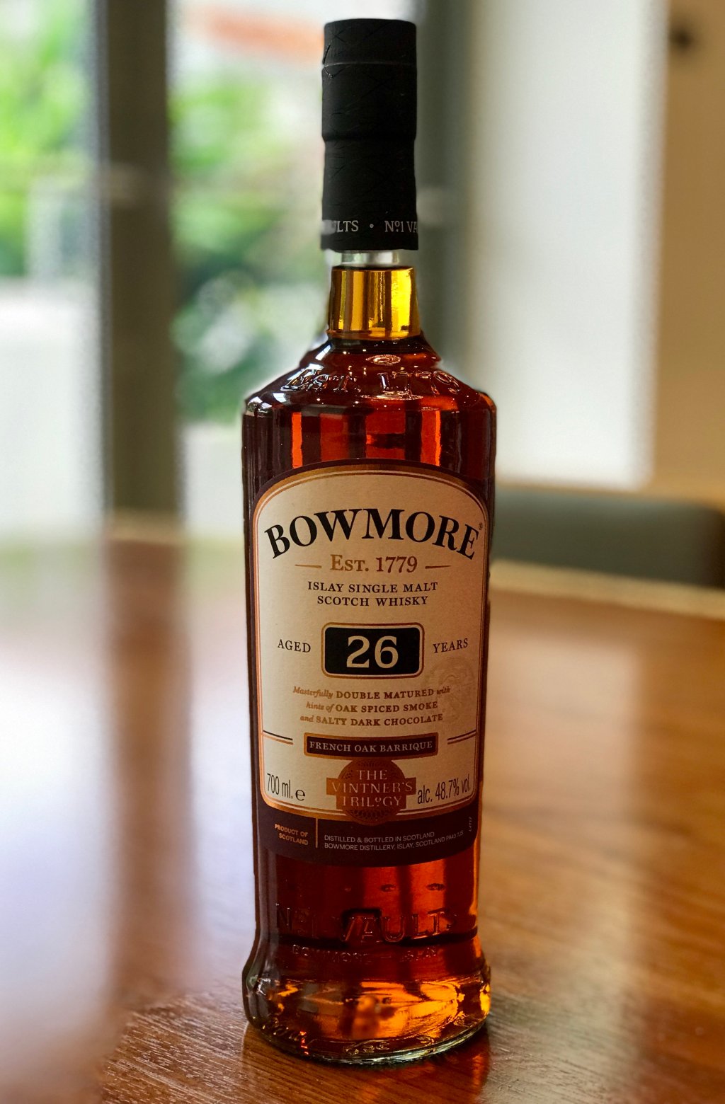Bowmore 26 Year French Oak Barrique ‘The Vintner’s&nbsp;Trilogy’