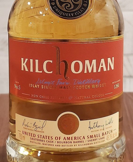 Kilchoman USA Exclusive Small Batch No.&nbsp;5