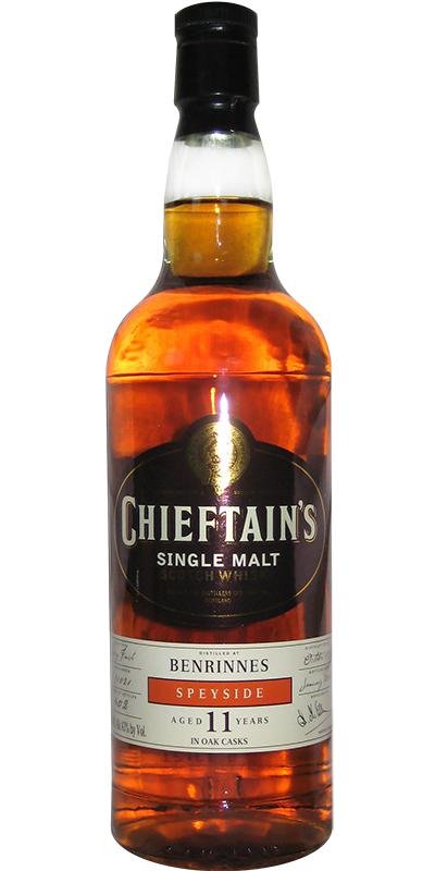 Benrinnes 11 Year (1996), Chieftain’s