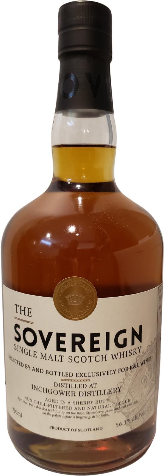 Inchgower 22 Year, Hunter Laing’s Sovereign for&nbsp;K&L