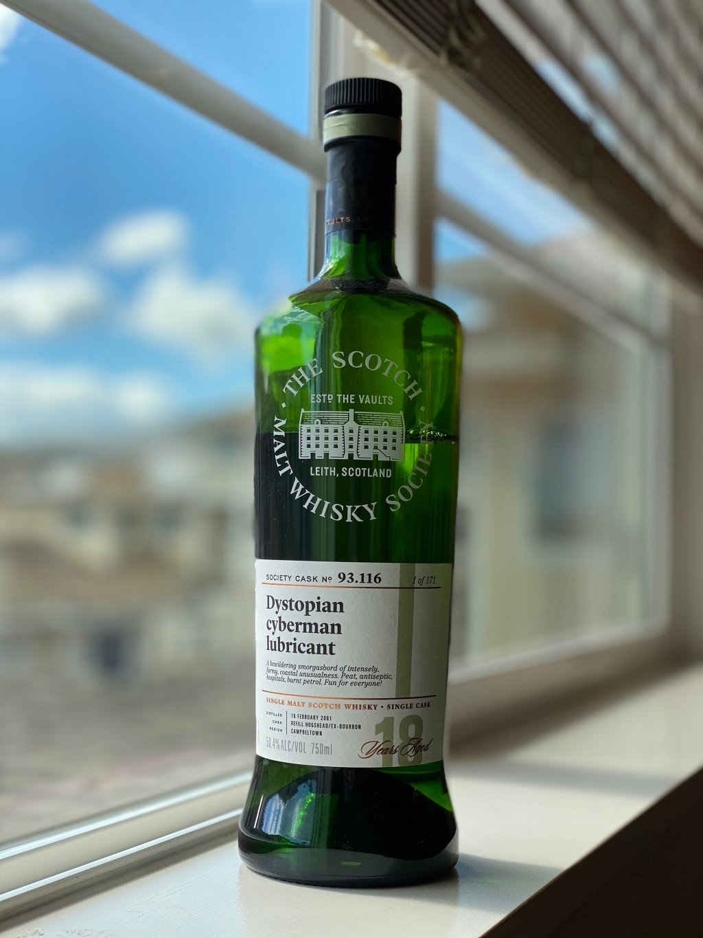 Glen Scotia 18 Year SMWS 93.116 “Dystopian cyberman&nbsp;lubricant”