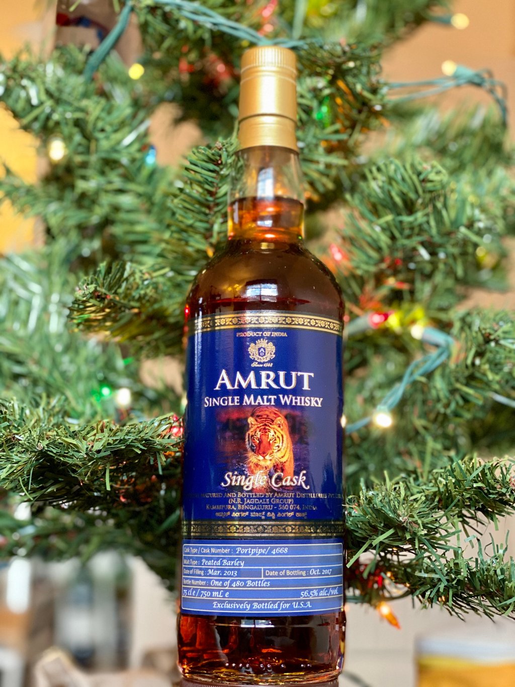 Amrut 4 Year “Bengal Tiger” US Exclusive&nbsp;Cask