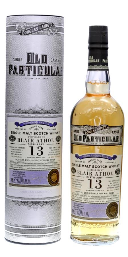 Blair Athol 13 Year (2009), Douglas Laing Cask DL16767 for&nbsp;K&L