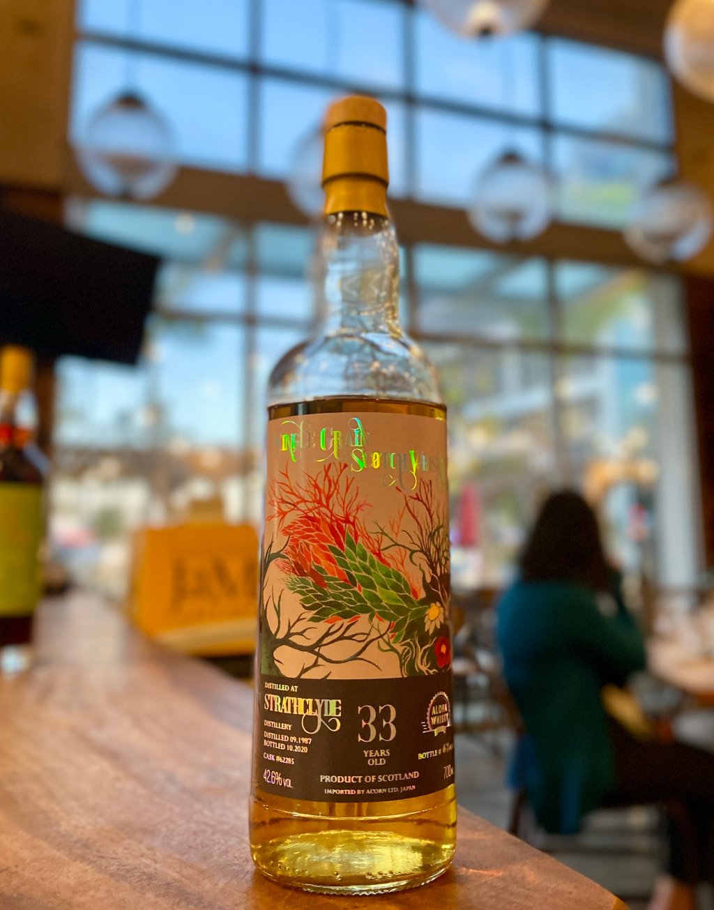 Strathclyde 33 Year (1987), Acorn for Aloha Whisky Bar&nbsp;Anniversary