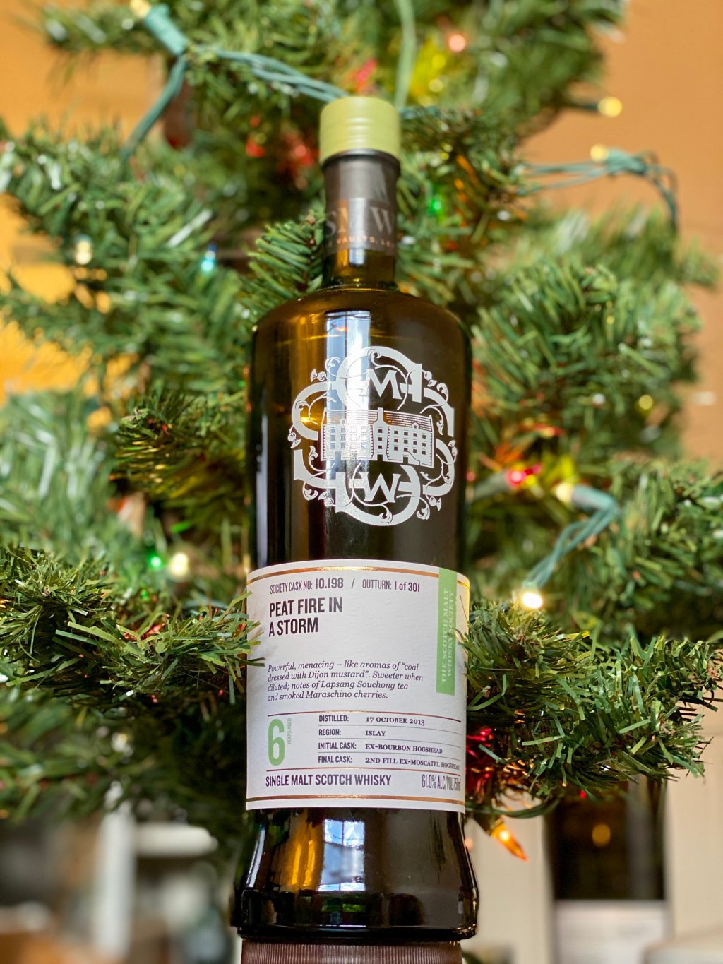 Bunnahabhain Staoisha 6 Year SMWS 10.198 “Peat fire in a&nbsp;storm”