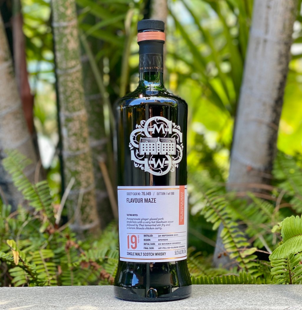 Mortlach 19 Year (2001), SMWS 76.149 “Flavour&nbsp;maze”
