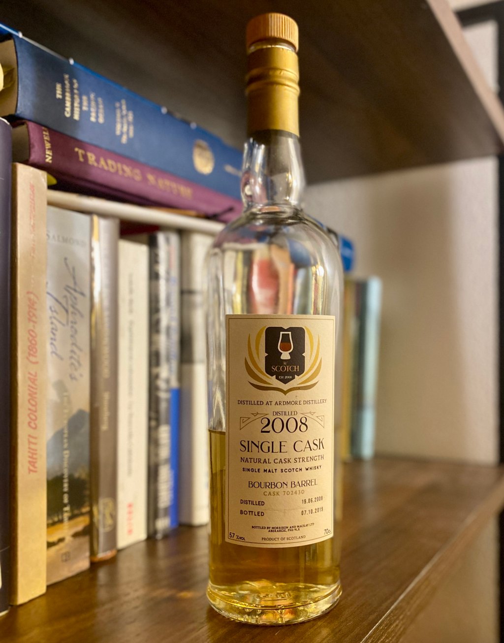 Ardmore 11 Year (2008), Morrison & MacKay Cask 702430 for&nbsp;R/Scotch