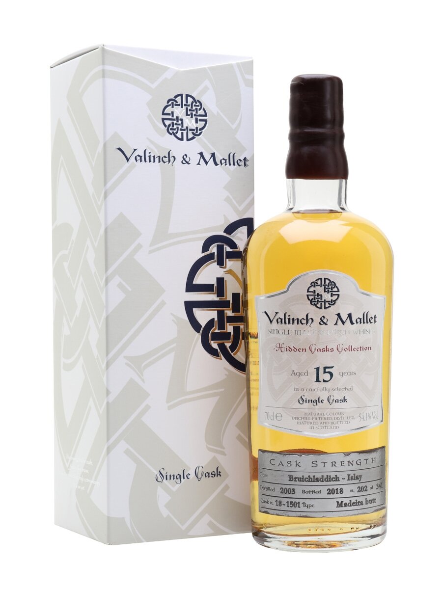 Bruichladdich 15 Year; Valinch & Mallet “Hidden Casks&nbsp;Collection”