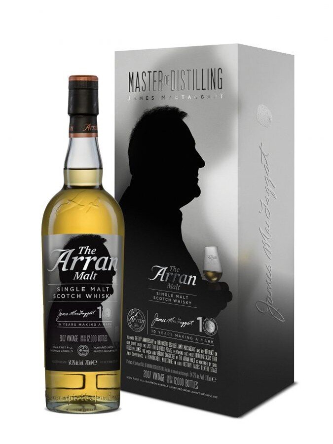 Arran 10 Year; Master of Distilling #1 James MacTaggart 10th Anniversary&nbsp;Edition