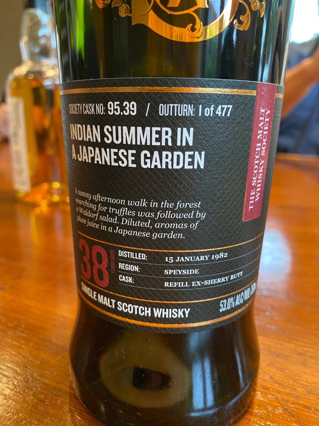 Auchroisk 38 Year SMWS 95.39 “Indian summer in a Japanese&nbsp;garden”