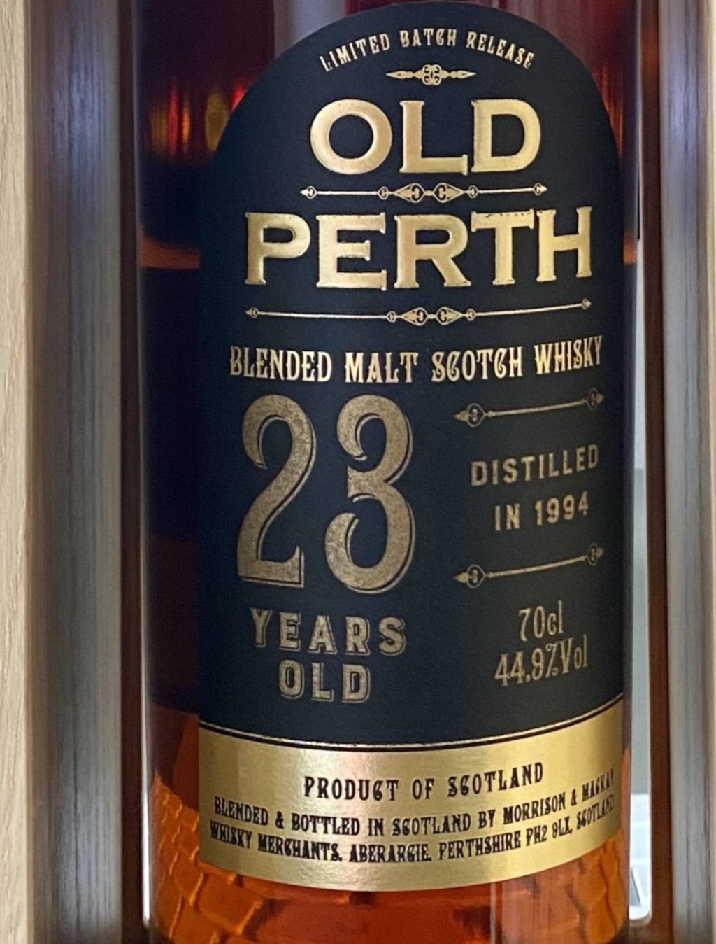 Old Perth 23 Year (1994) Blended Malt Whisky, Morrison &&nbsp;Mackay