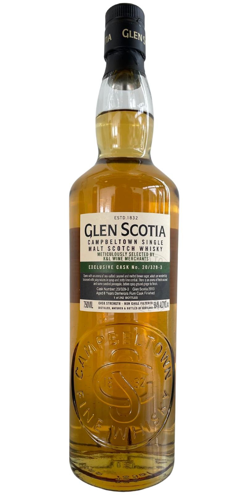 Glen Scotia 8 Year (2013) for K&L Cask&nbsp;20/329-3