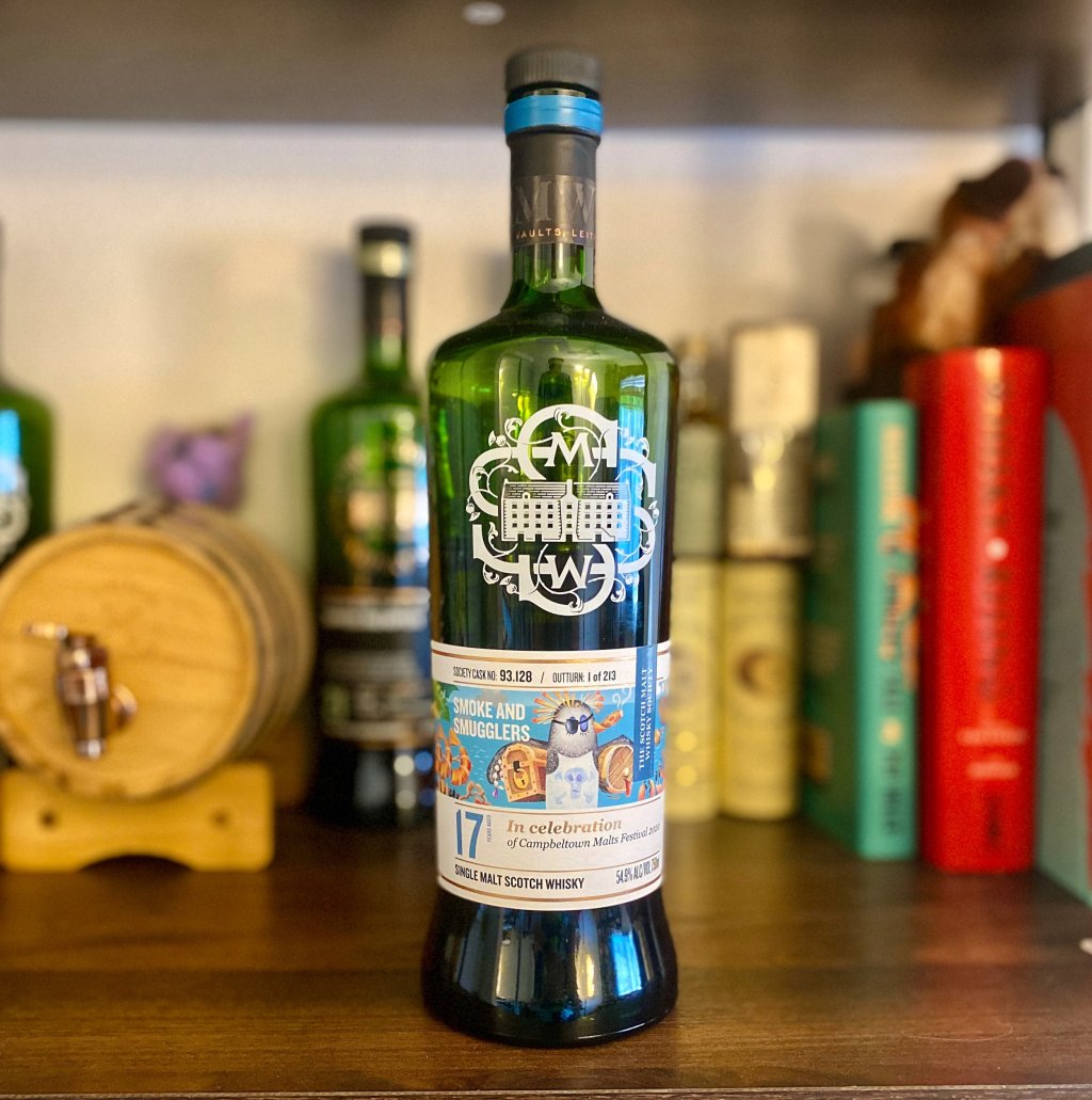 Glen Scotia 17 Year (2002), SMWS 93.128 “Smoke and smugglers”