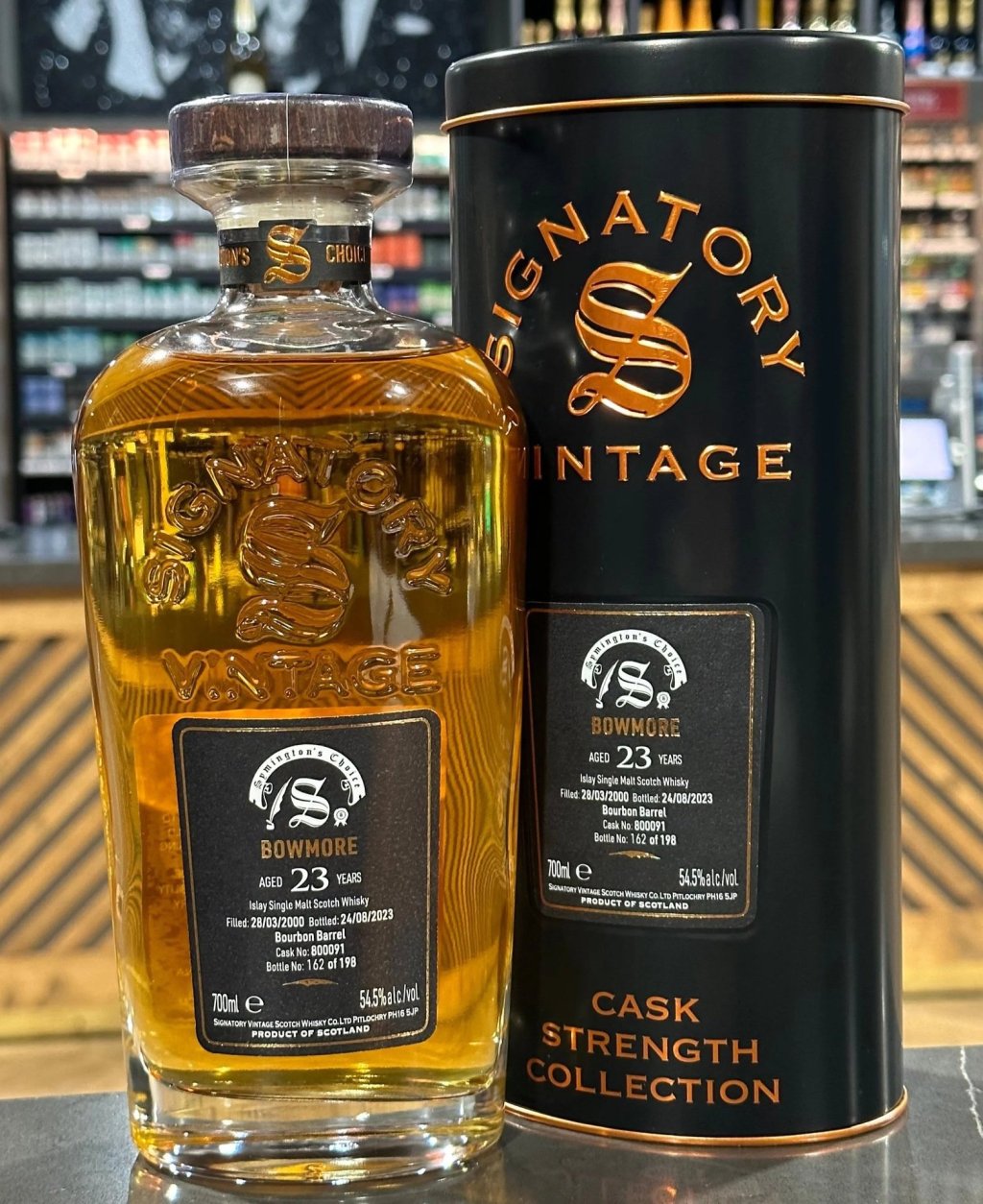 Bowmore 23 Year (2000), Signatory Vintage Cask&nbsp;800091