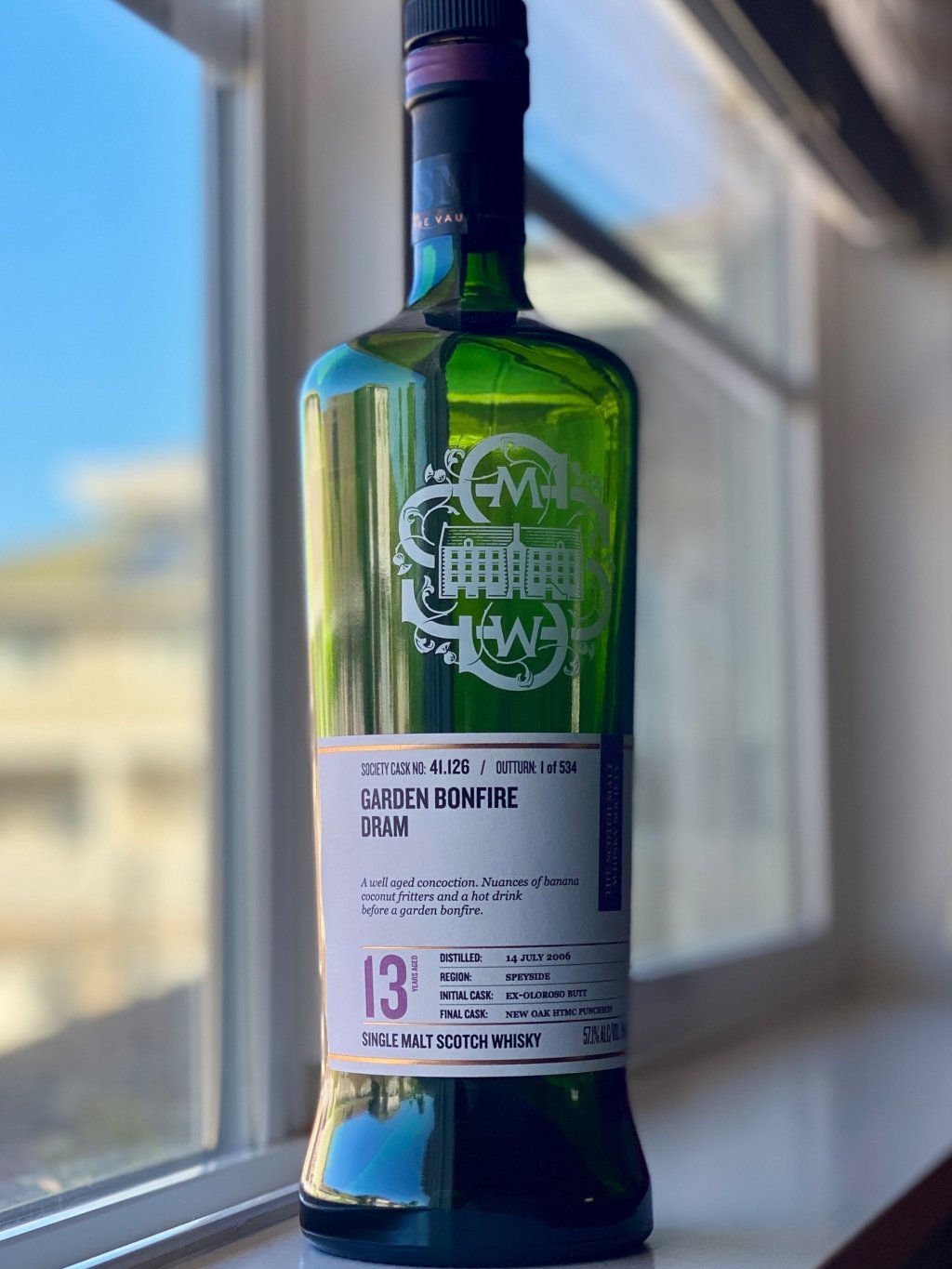 Dailuaine 13 Year (2006), SMWS 41.126 “Garden Bonfire&nbsp;Dram”