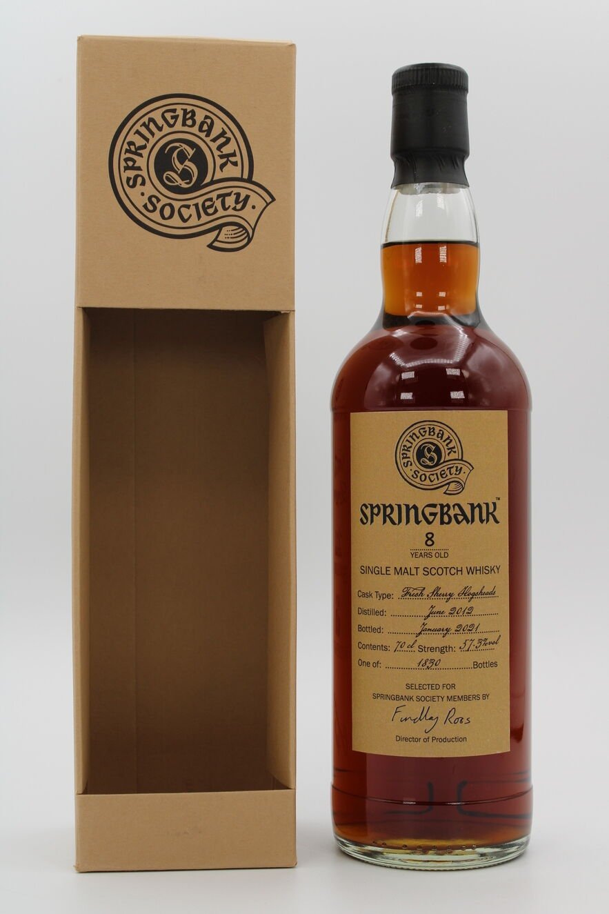 Springbank 8 Year (2012) for Spring Bank&nbsp;Society