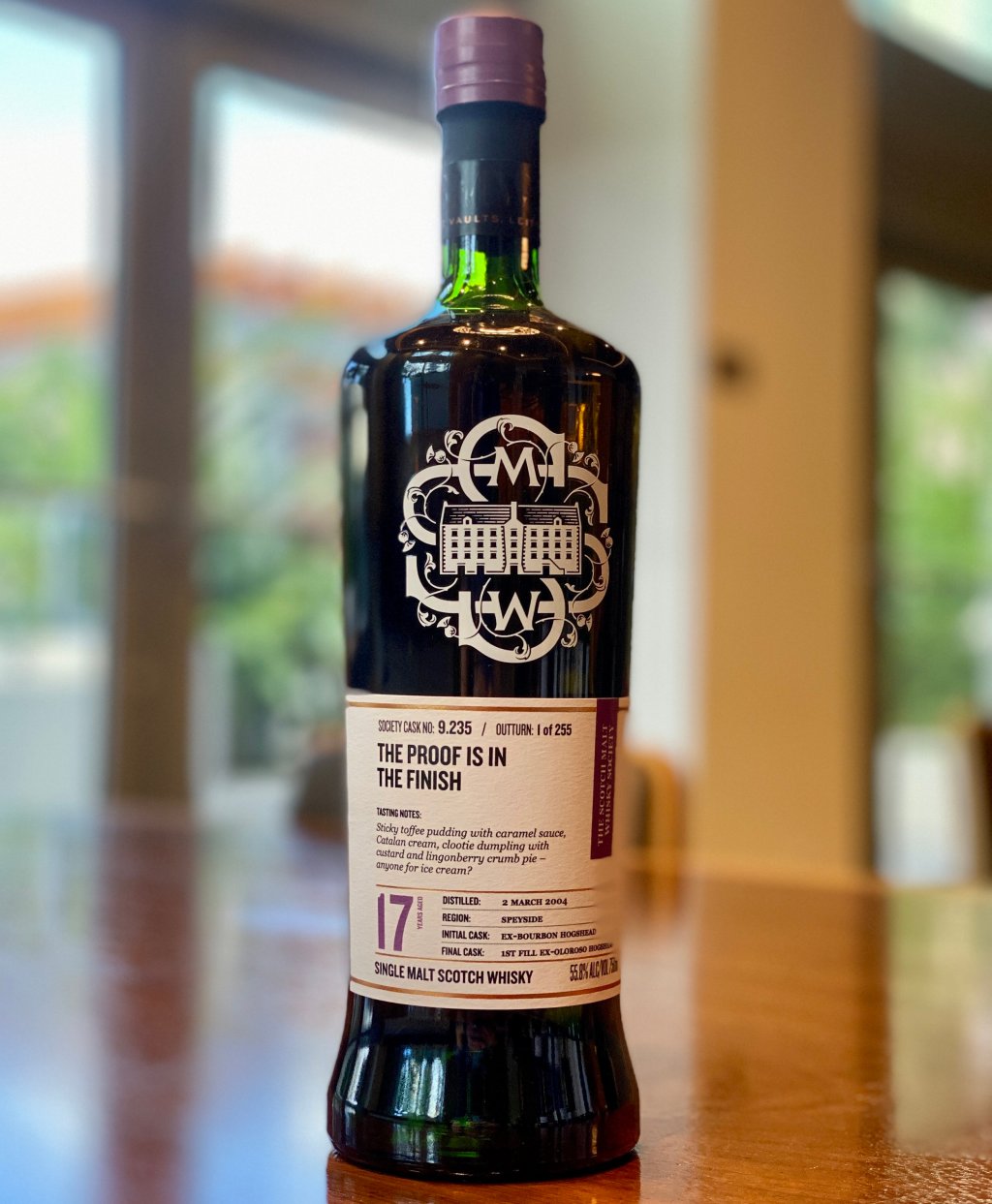 Glen Grant 17 year (2004), SMWS 9.235 “The proof is in the&nbsp;finish”