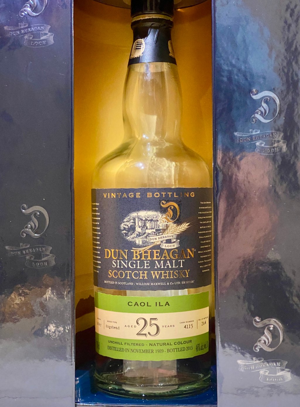 Caol Ila 25 Year (1989), Ian Macleodʻs Dun Bheagan Cask&nbsp;4115