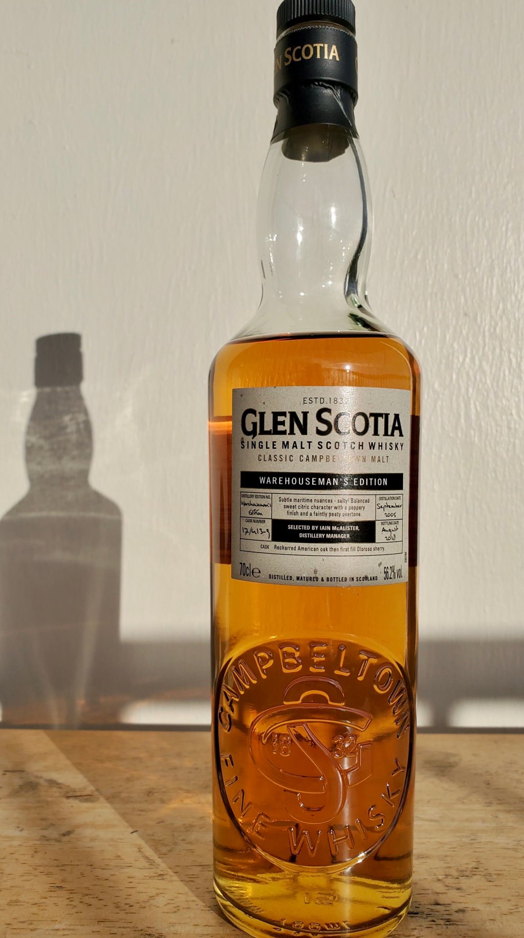 Glen Scotia 12 Year; Warehouseman’s Edition&nbsp;2018