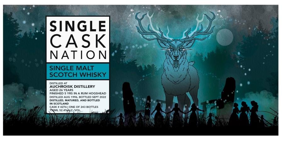 Auchroisk 26 Year (1996), Single Cask Nation “Wood Cut&nbsp;#4”