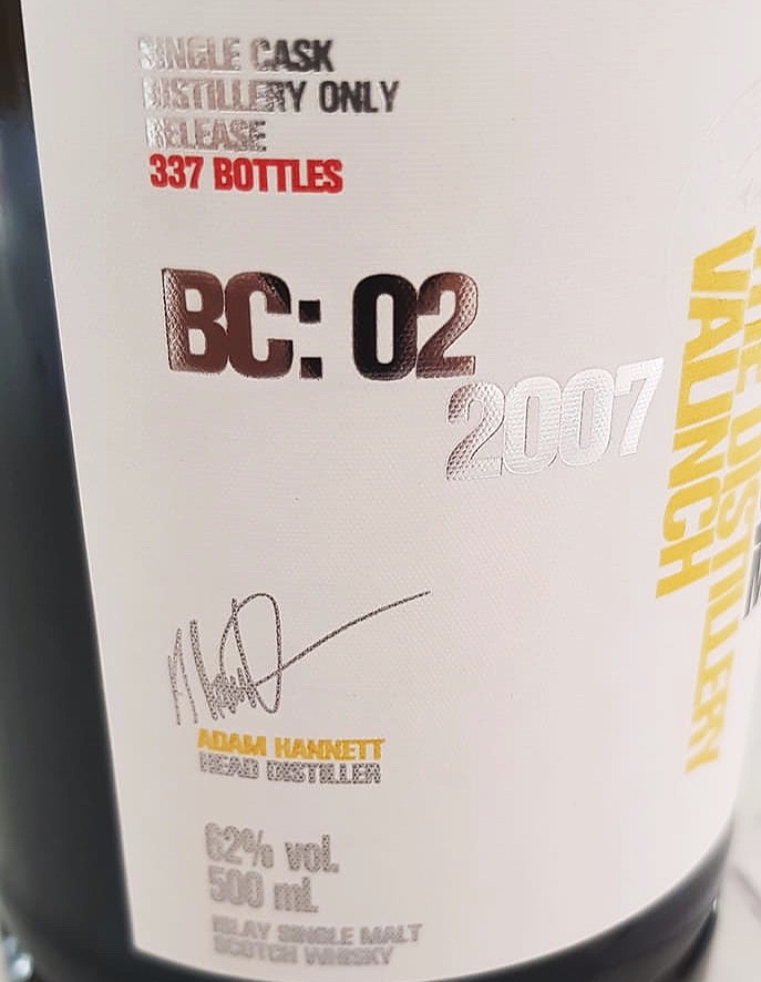 Port Charlotte 11 Year BC:02 2007 (Distillery&nbsp;Valinch)