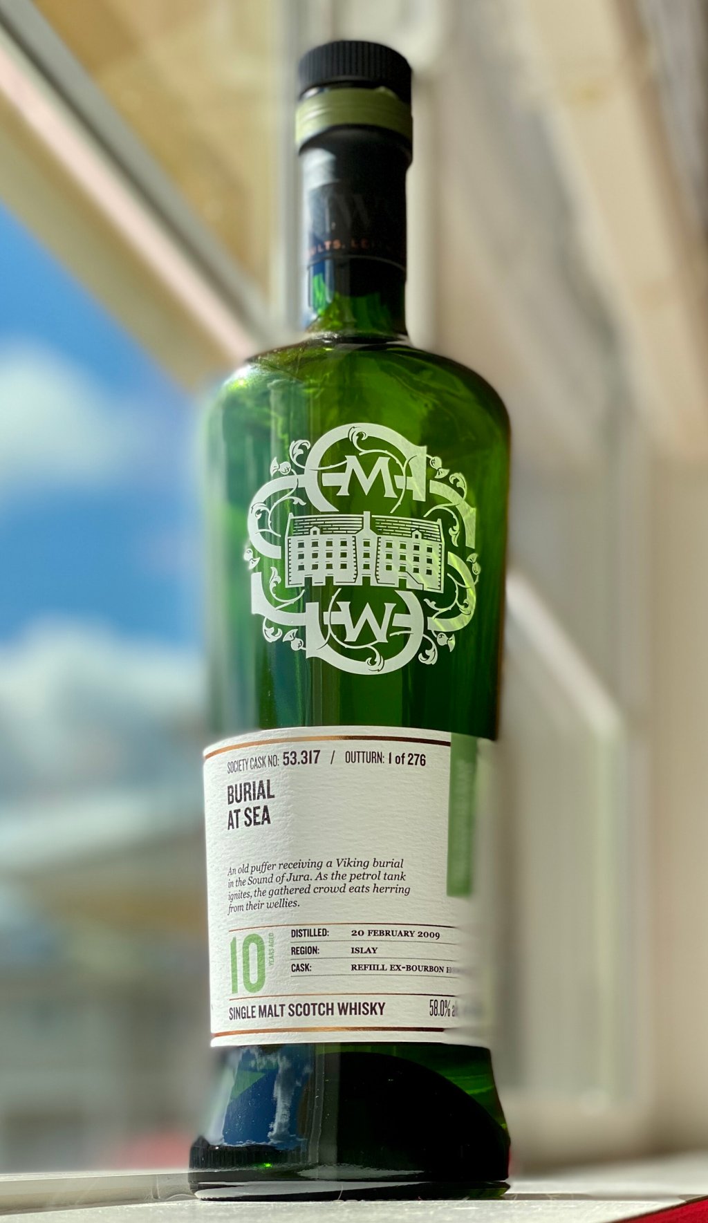 Caol Ila 10 Year SMWS 53.317 “Burial at&nbsp;sea”