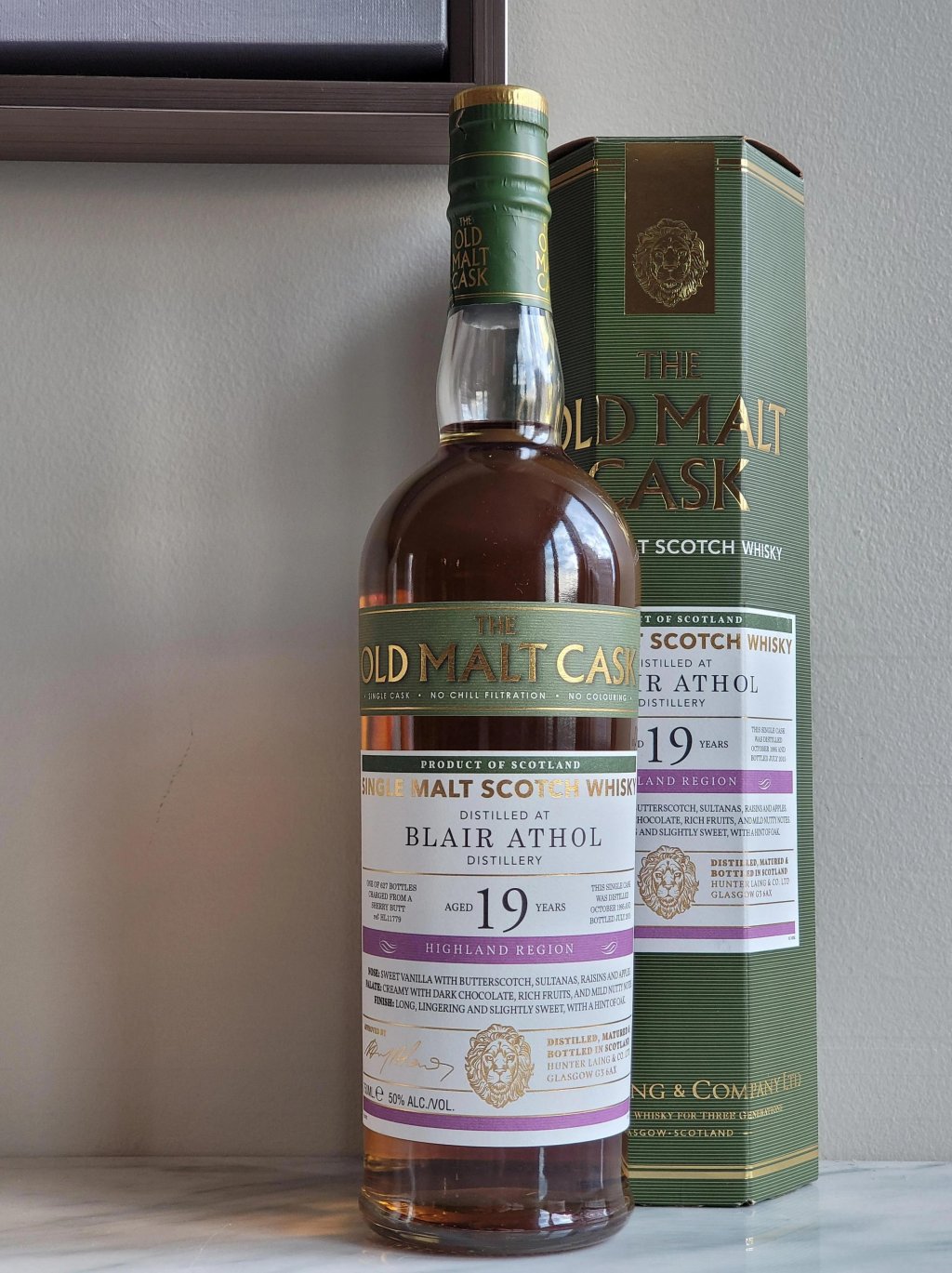 Blair Athol 19 Year (1995), Hunter Laing’s Old Malt&nbsp;Cask